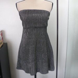 Wild Fable Metallic Strapless Mini Dress